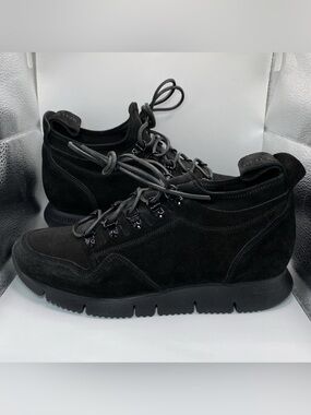 Buttero Carrera Sock Sneakers EU 41 Black Suede Vibram Italy B8010 EUC